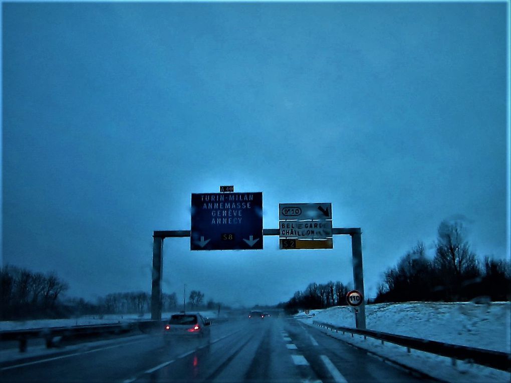  La région de l'Ain est magnifique.....et les routes pas mal non plus.....hiver...     