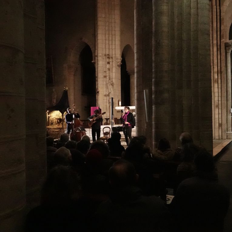 ALBA HACA TRIO (JOELLE CARMONA + OLIVIER CAHOURS + OLIVIER DUPUIS) - EGLISE DU PRE - 10 DECEMBRE 2023