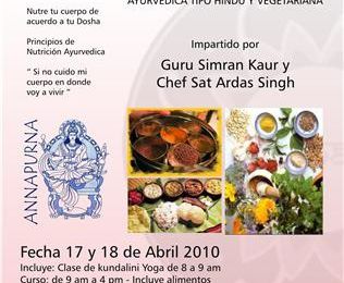 Curso de cocina ayurvedica