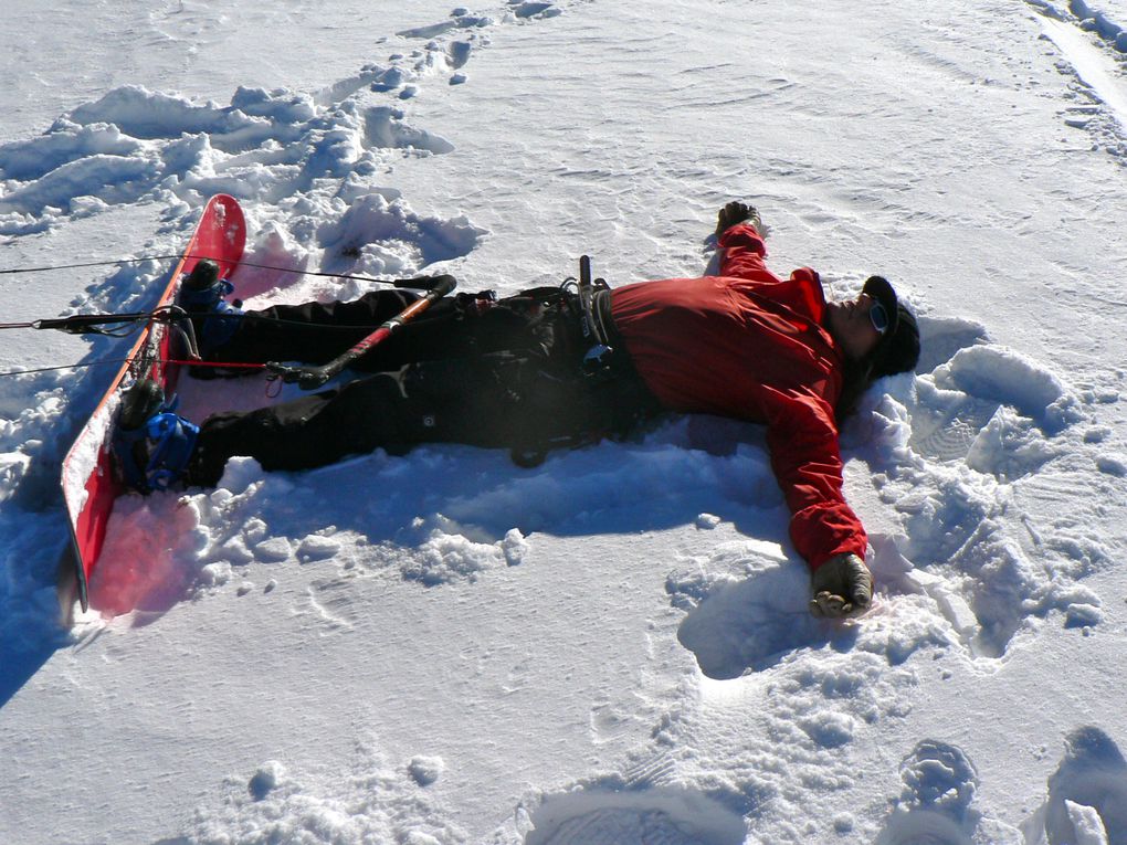 Snowkite à Bonnecombe