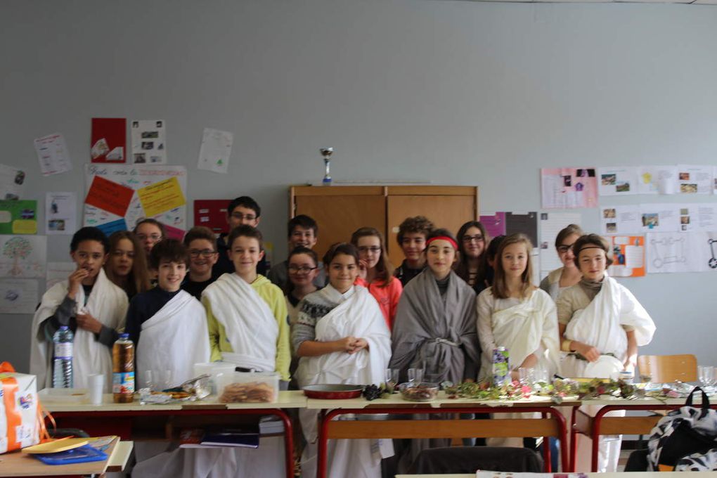 Le banquet des latinistes de 5e