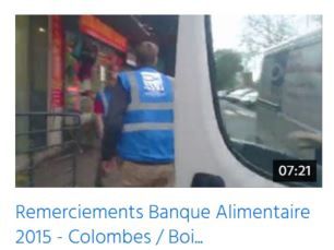 l'après-collecte de la banque alimentaire en vidéo