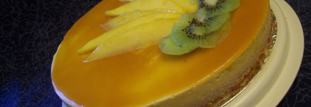 Bavarois mangue-caramel