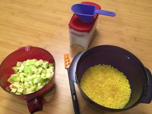 Risotto aux courgettes 