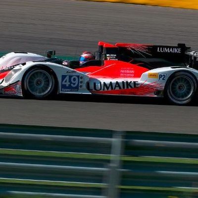 Luis Pérez Companc en un prototipo