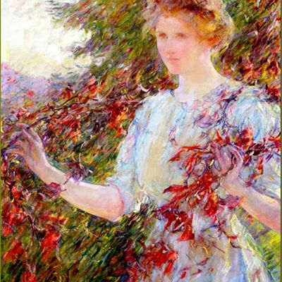 Automne par les grands peintres  -  Robert Lewis Reid (1862-1929) automne