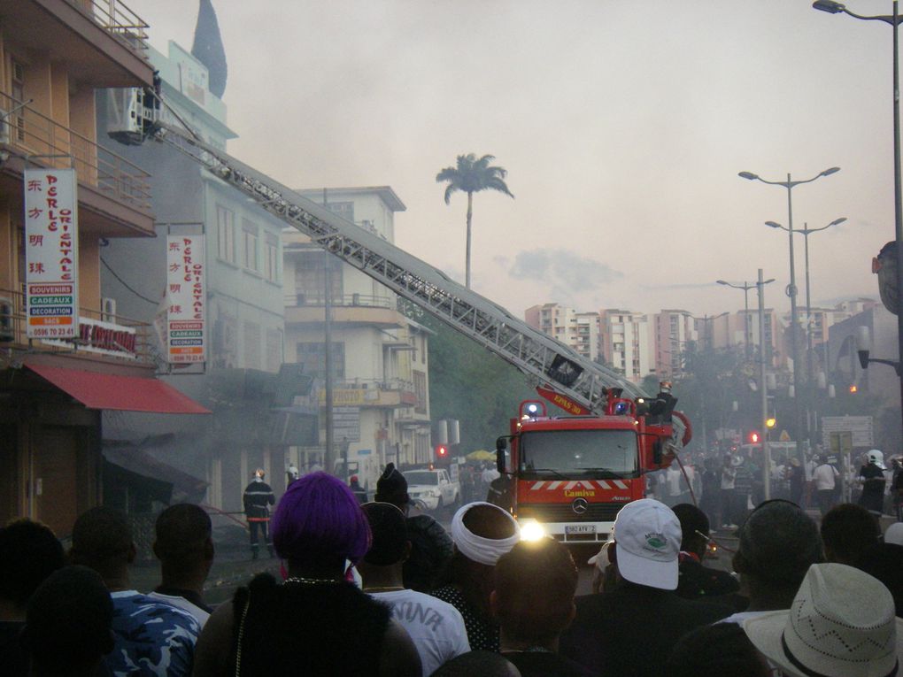 Incendie le mercredi des cendres à Fort-de-France