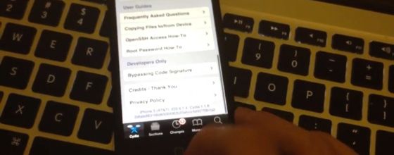 Jailbreak iOS 6.1.3/6.1.4 et iOS 7 : Le développement "prêt" à l’emploi