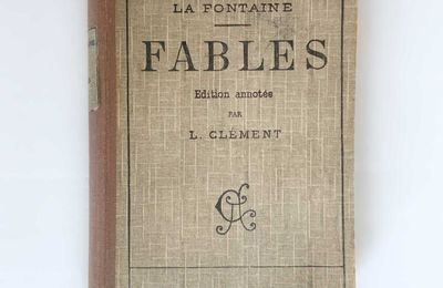 Livre «Fables» La Fontaine, ed. Armand Colin 1941