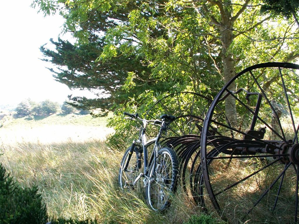 Mon tour de l'île en VTT fin juillet 2009.