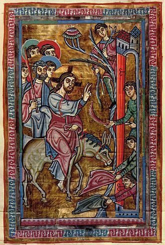 Rameaux, Fête de Jésus Roi entrant à Jérusalem Christ Roi
