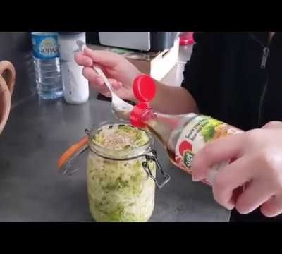 confit de choux façon pickles