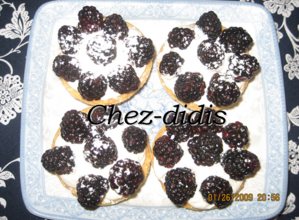 Tartelettes aux mûres