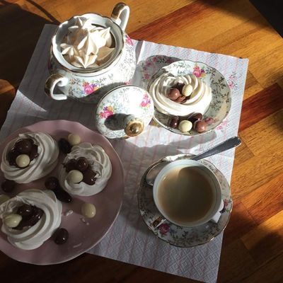 Nids de Pâques meringué