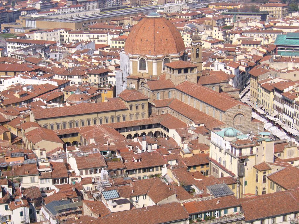 visite de la sublime Florence, et de quelques coins de Toscane, dont Sienne, Pise, San Lucca...