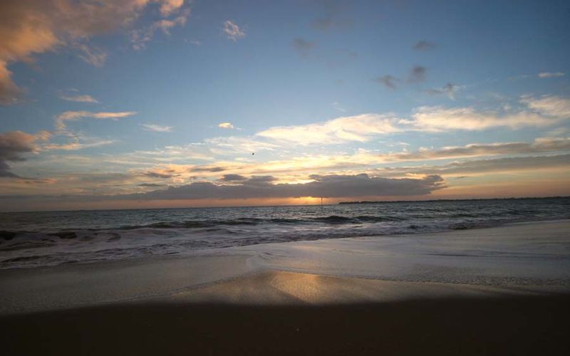 Ciels d'hiver sur la plage de La Baule