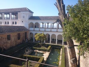 El Generalife / fuentes en el generalife