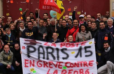 50 jours de grève des facteurs de Paris 15 : un jalon important dans la nationalisation de la lutte pour le service public de La Poste.