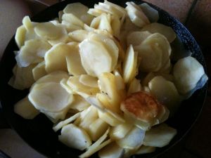 Omelette de pommes de terre de mémé Guitte