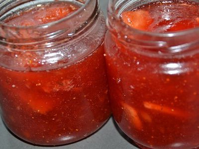 Confiture pommes fraises cookeo