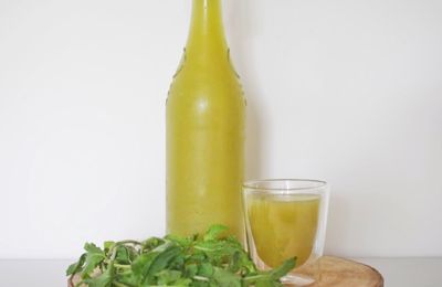 Jus de citron vert et menthe