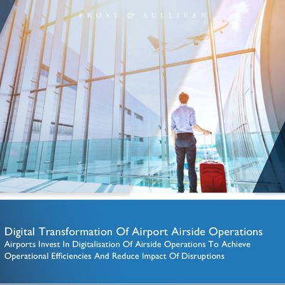 Major global airports keen on remote towers, drone management, visual docking guidance systems and apron management software