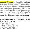 Calendrier formation juge : modification de date indiquée en vert dans l'article