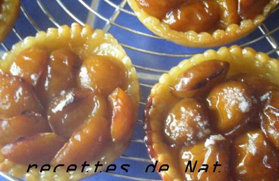 Tarte mirabelles sur amandes