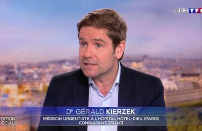 Dr. Kierzek : "Il ne faut pas céder à la panique... les urgences on n'a jamais eu aussi peu de passages quand on regarde les 4 dernières années...Il y a un probllème dans les servics de réanimation car on est en sous-capacité !" (Vidéo)