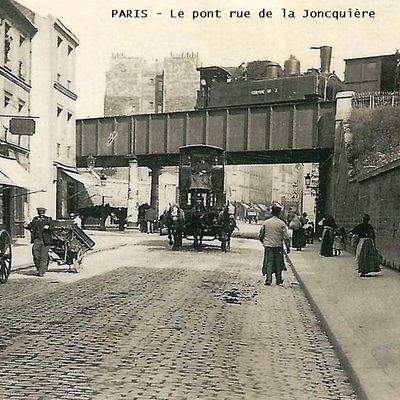 Paris petite ceinture pont rue de la Jonquière