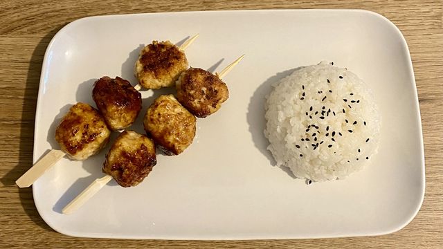 Tsukune : Brochettes de poulet japonaise
