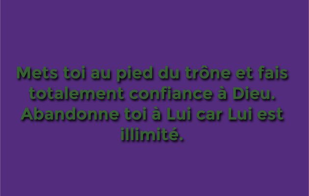 Quand tu es à ses pieds, plus rien n'existe 