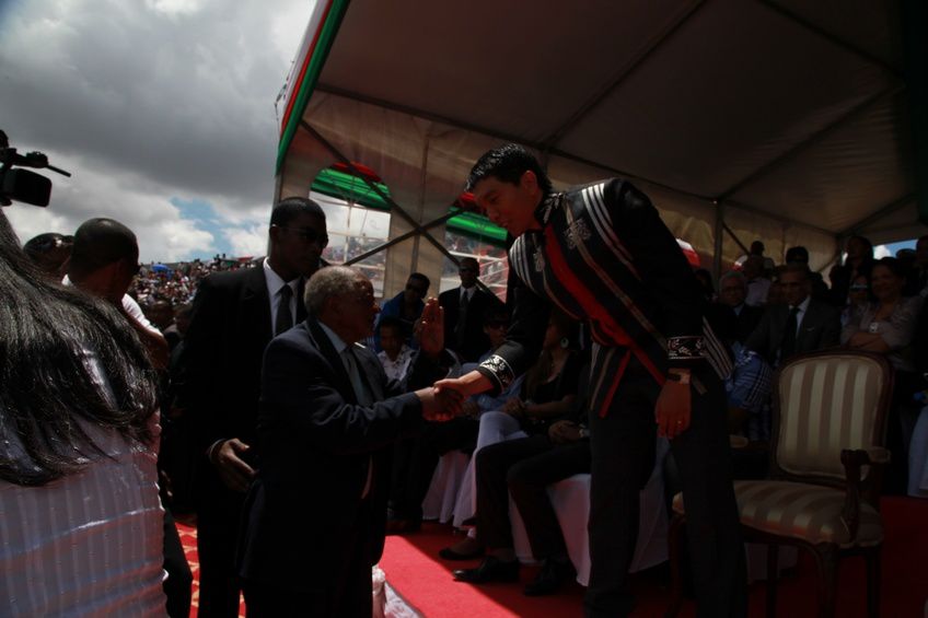 Dans le cadre du IIè anniversaire de la IVèRépublique, le couple présidentiel, Andry et Mialy Rajoelina, a inauguré le «Coliseum de Madagascar» sis à Antsonjombe. 4è partie. Photos: Harilala Randrianarison