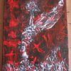 Gaza, acrylique 33 x 24 cm, toile coton