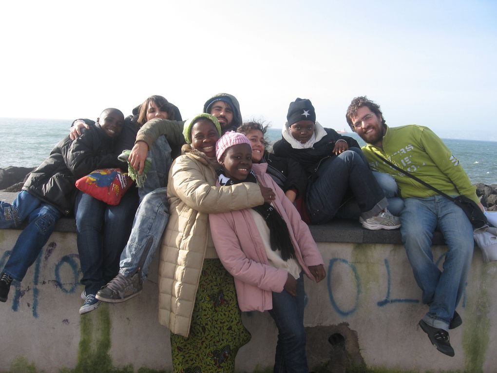 Certains moments de l'échange interculturel des jeunes congolais et italiens (projet confinancé par la Région Capagna - Italie) - 2009