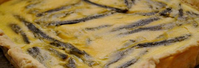 Tarte parmesan asperge
