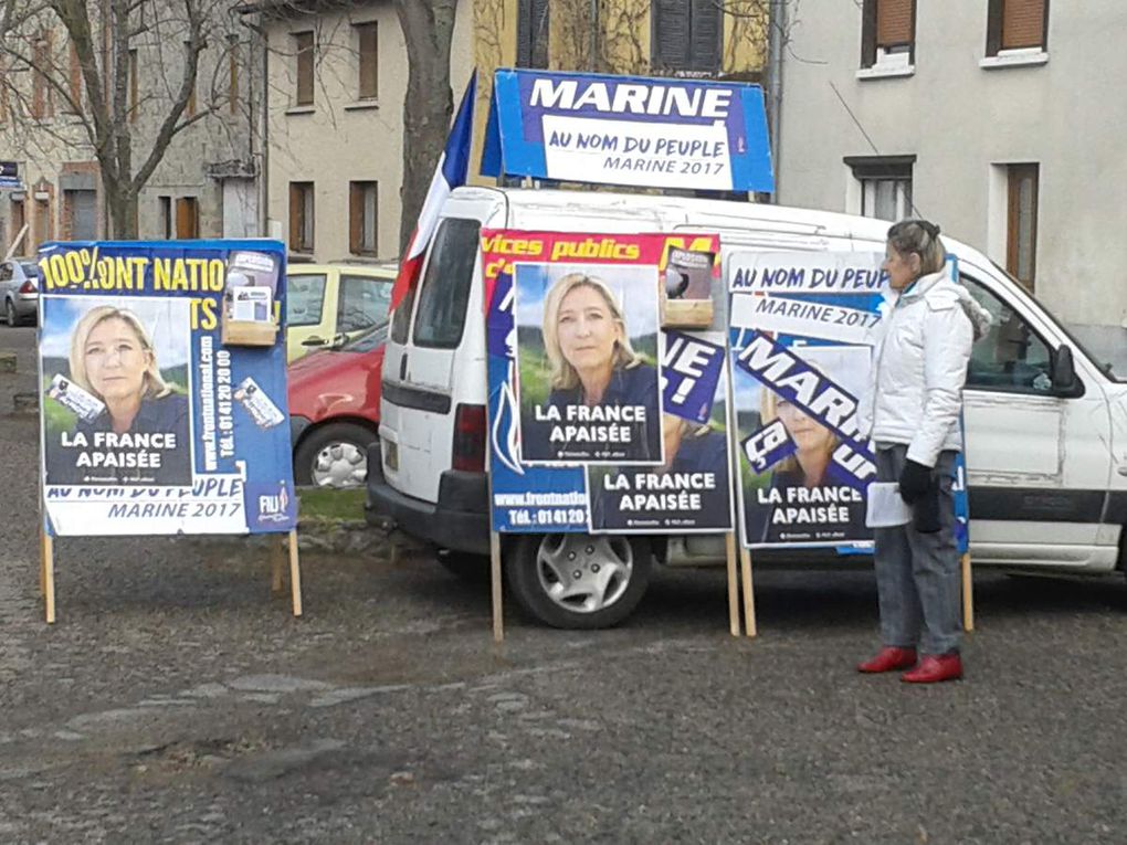 Caravane du FN42 : Rachel &amp; Henri, le tandem pour Marine Le Pen continue !