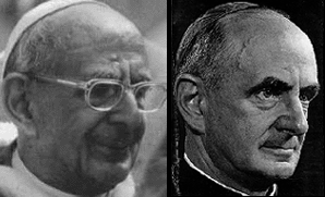 Photos de Paul VI et du sosie