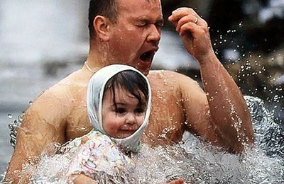 Крещение, ou le baptême russe