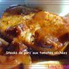 Steaks de porc aux tomates séchées