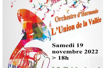 CONCERT SAINTE CECILE 19/11/2022