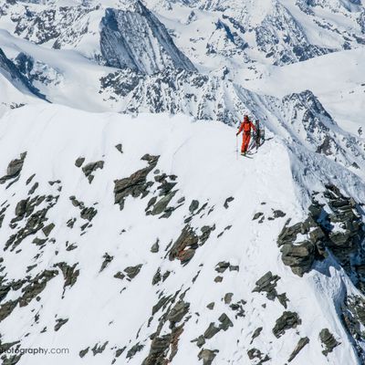 Dent Blanche 4357m face Est / Sud Est