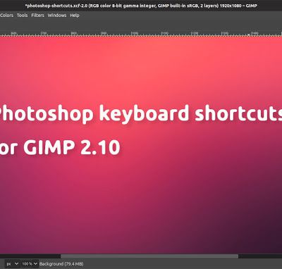 Configurer GIMP 2.10 pour utiliser les raccourcis clavier Photoshop (procédures)