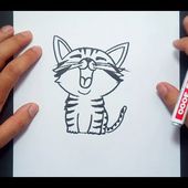 Como dibujar un gato paso a paso 28 | How to draw a cat 28