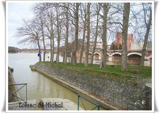 la Garonne en ville -Toulouse-