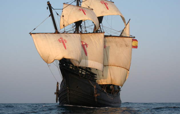 La « Nao Victoria » réplique du navire de Magellan est amarrée au Tréport toute la semaine !
