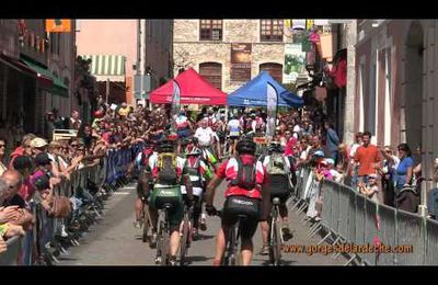 Raid Nature du Pont d’Arc 2011 (Partie 5) : L’arrivée à Vallon Pont d’Arc en VTT, Ardèche