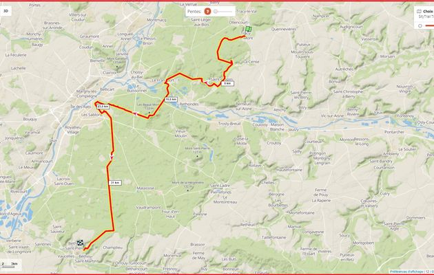 le GR655 dans les Forêts de Compiègne et de Laigue