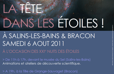 Samedi 6 août, les Nuits des étoiles sont à Salins-les-Bains !