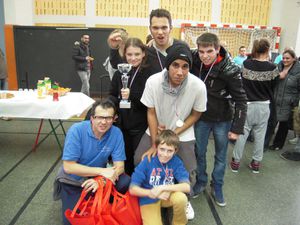 repas commun, équipe 1 , équipe 2, situation de match et échauffement